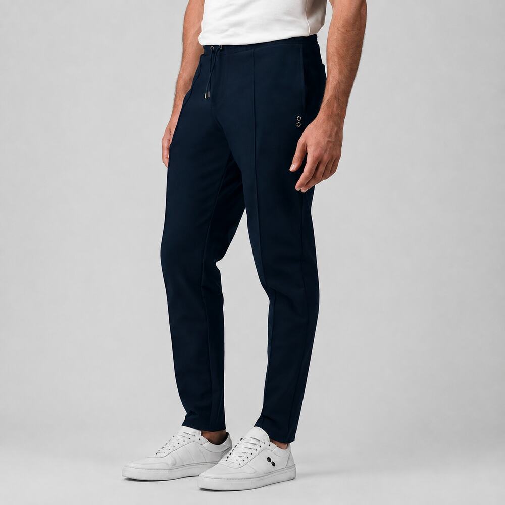 Ron Dorff Men's City Pants in Navy drawstring waist size Medium